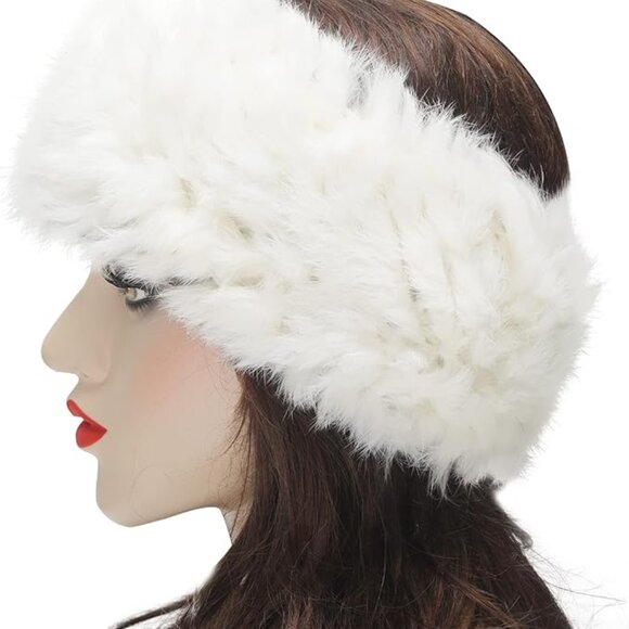 Rabbit  Stretchy Fur Headband